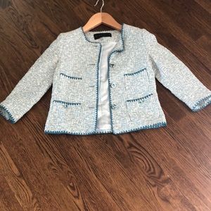 Women’s teal Zara blazer